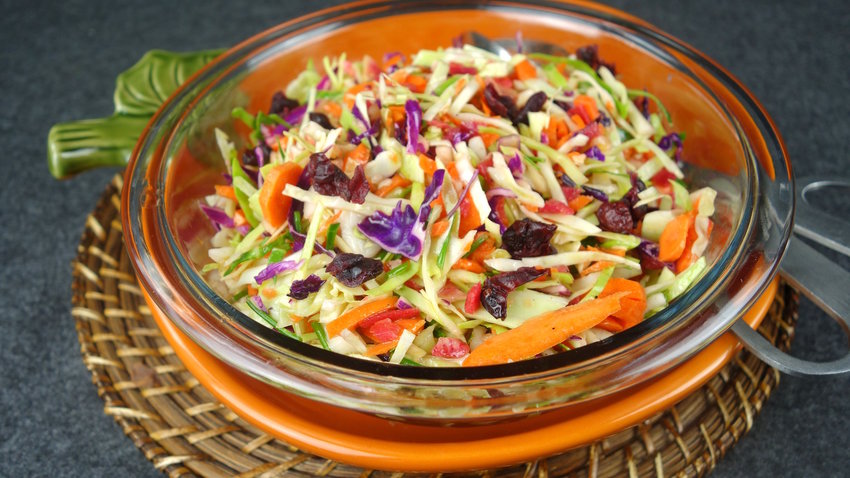 Confetti Cole Slaw with &lsquo;Good Stuff&rsquo; and 2 Dressings
