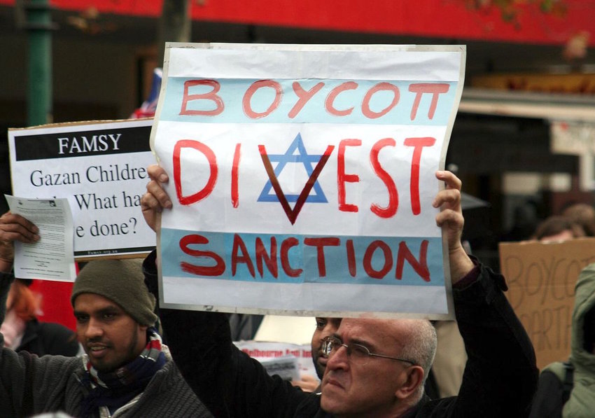 Melbourne, Australia, has been the site of anti-Israel and anti-Jewish sentiment before, as in this BDS protest against Israel&rsquo;s Gaza blockade in 2010.