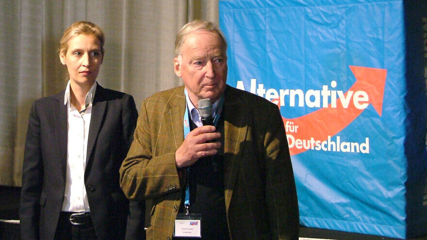 Alexander Gauland, who leads the parliamentary group of the far-right Alternative for Germany (AfD) Party.