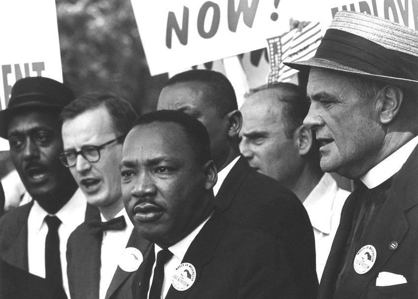 Martin Luther Kings Jr. at the March on Washington in 1963.