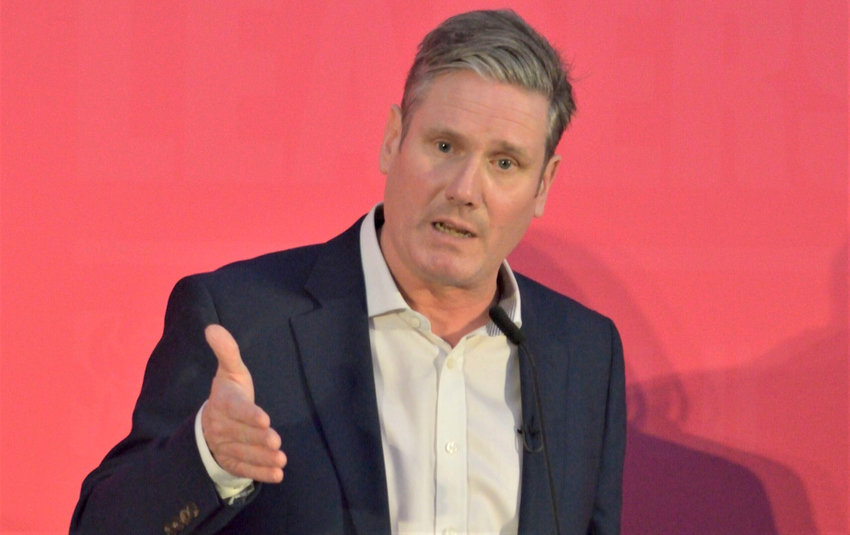 British Labour Party leader Keir Starmer at the 2020 party leadership election hustings in Bristol on Feb. 1.