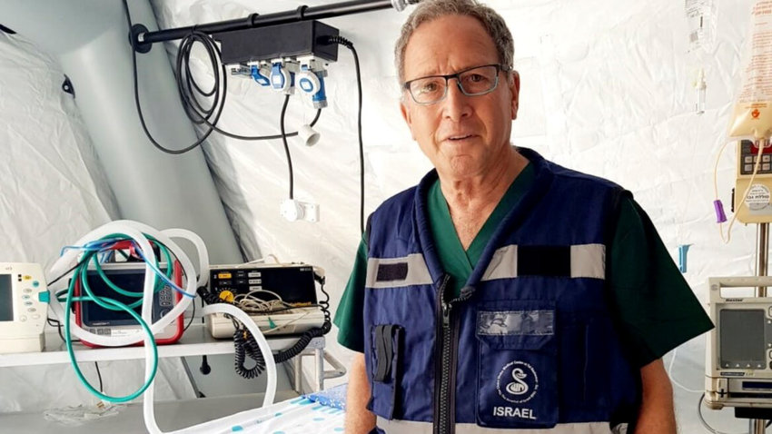 Israeli orthopedic surgeon Dr. Elhanan Bar-On, head of the Israel Center for Disaster Medicine and Humanitarian Response.