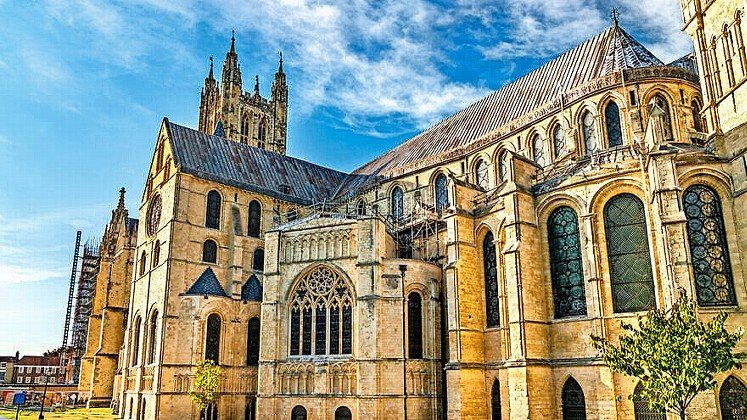 Canterbury Cathedral, UNESCO world heritage in Kent, England.