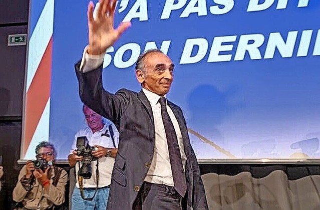 Eric Zemmour, French political journalist, writer, essayist, columnist and polemicist, in Nice to promote his latest book.