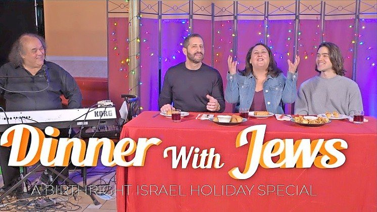 With Birthright travelers grounded during the pandemic, Birthright Israel Labs&rsquo; Content Studio began taking the trip digital. One of its first productions, &ldquo;Dinner With Jews: A Birthright Israel Holiday Special,&rdquo; explores why Jews eat Chinese food on Christmas through the perspective of three comics.
