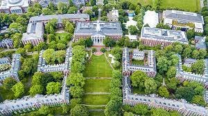 A portion of the Harvard University campus