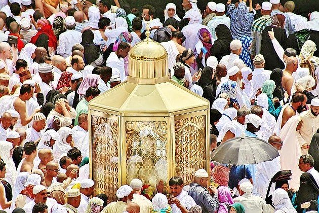 The Kaaba in Mecca, Saudi Arabia.