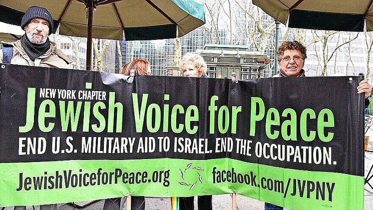 Jewish Voice for Peace demonstrators.