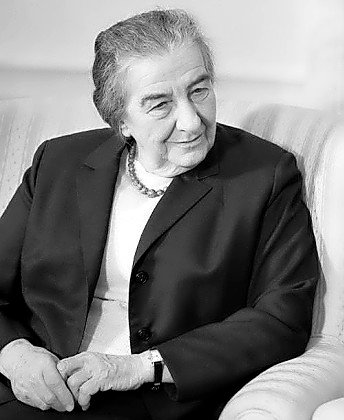 Israeli Prime Minister Golda Meir.