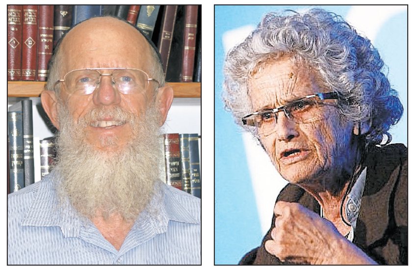 On the left:  The Rosh Yeshiva: Rav Yaakov Medan (pictured in 2005) was criticized by some rabbinic col-leagues as being too lenient in his views on religious-secular issues in the covenant.    On the right:  The Professor: An advocate for &ldquo;the common ground,&rdquo; Ruth Gavison (pictured in 2013) was rejected as a High Court nominee by Chief Justice Aharon Barak in 2005, reportedly because she was critical of judicial activism.