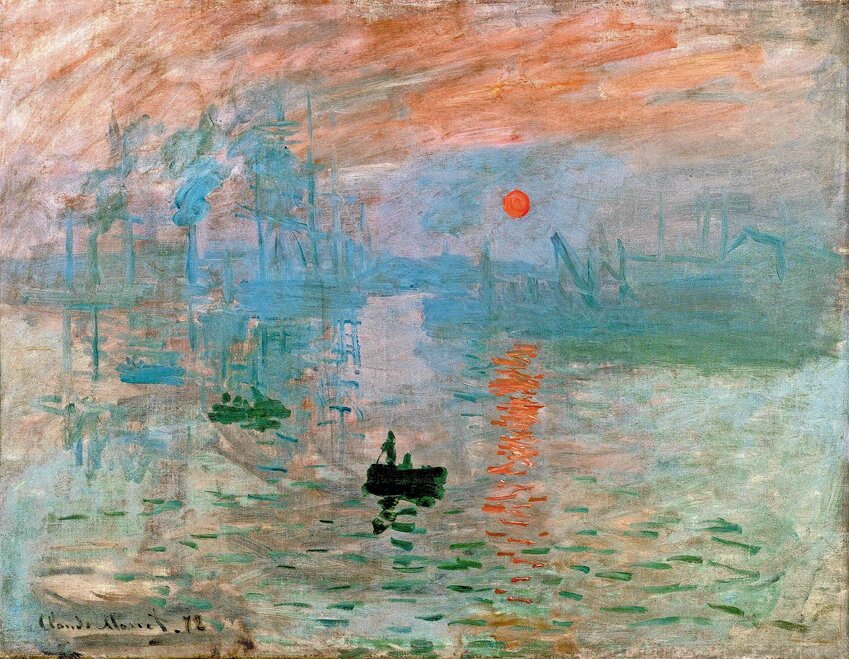 &ldquo;Impression, Sunrise&rdquo; (1872) by Claude Monet.