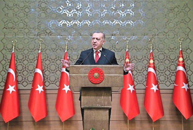 Turkish President Recep Tayyip Erdoğan.