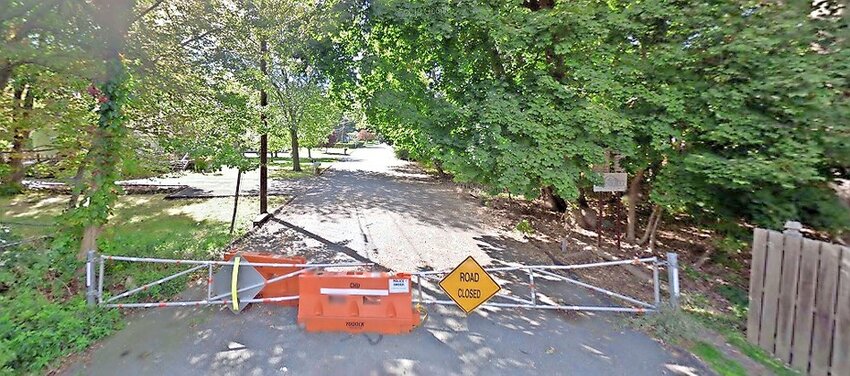Screenshot of a road in Rockland County which was closed, some say, to make life more difficult for Orthodox Jewish families.