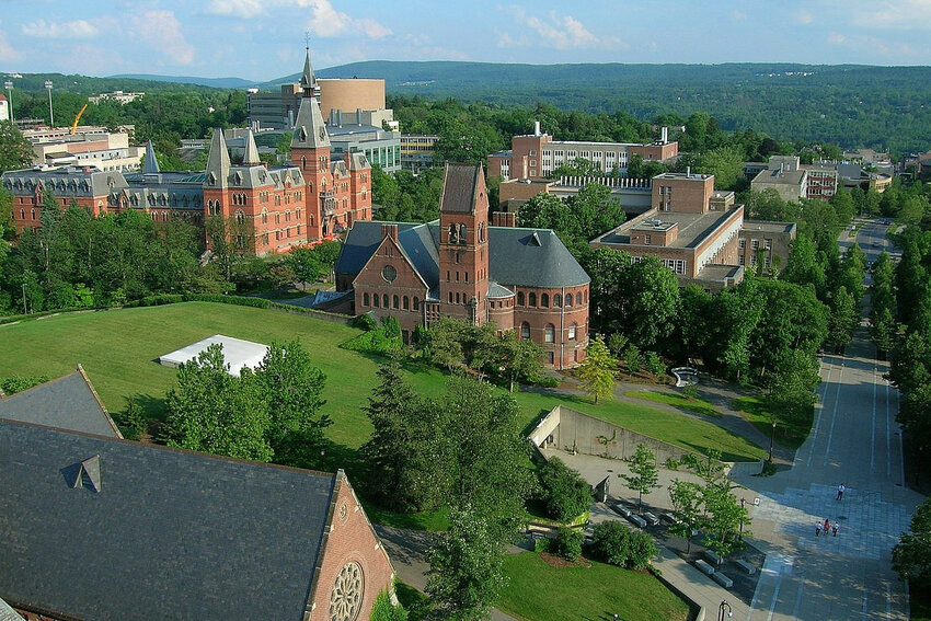 A view of Cornell University.
