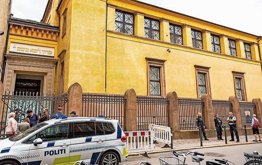 A synagogue in Copenhagen, Denmark, that was the scene of a deadly 2015 antisemitic terror attack.