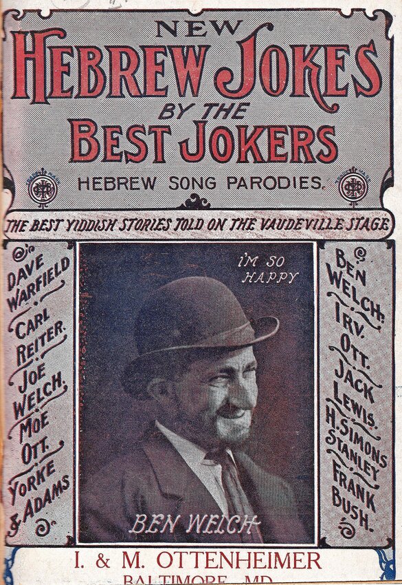 New Hebrew Jokes by the Best Jokers.
