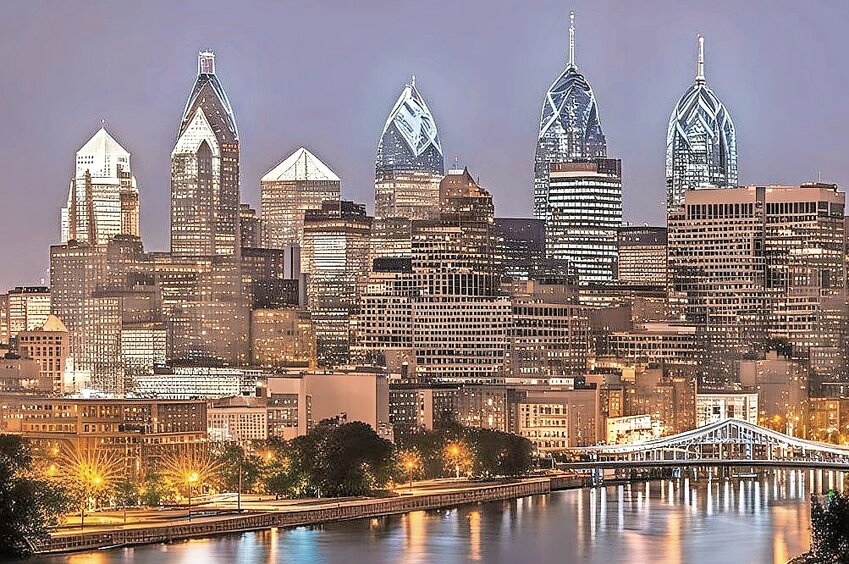 An illustrative image of the Philadelphia skyline.