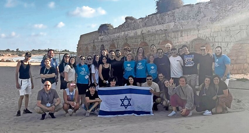 Participants in the Birthright Israel journey taken by Alex Augenbraun.