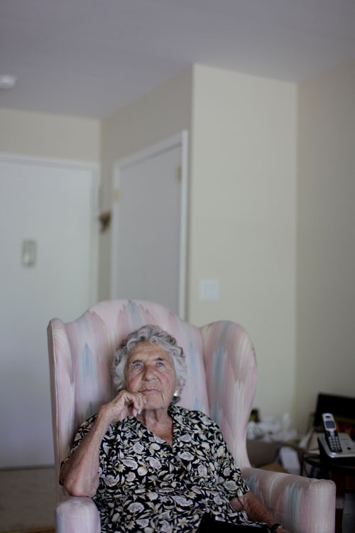 Renee Wiener, 86, is pictured in her apartment in Great Neck on Monday, June 21, 2010. Wiener was a member of the French Resistance in Nice during World War II and received the Legion of Honor at a ceremony at the French Consulate last month.