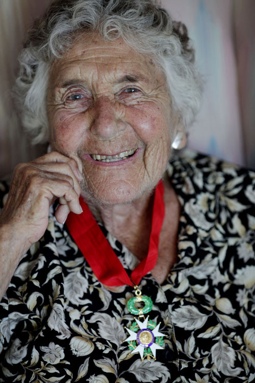 Renee Wiener, 86, is pictured in her apartment in Great Neck on Monday, June 21, 2010. Wiener was a member of the French Resistance in Nice during World War II and received the Legion of Honor, at a ceremony at the French Consulate last month.