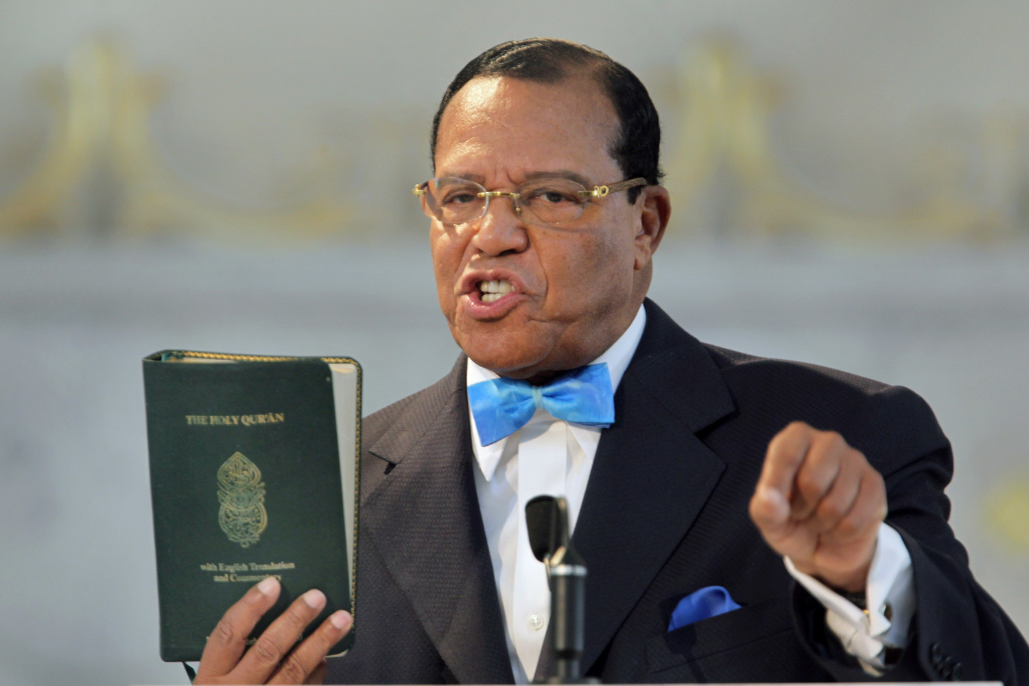 Louis Farrakhan at Mosque Maryam in Chicago on March 31, 2011.