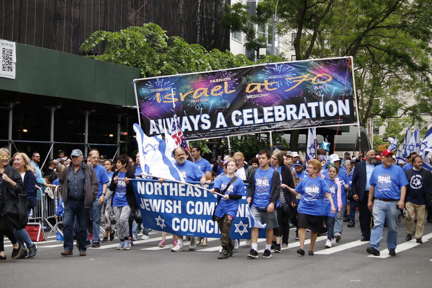 The Northeast Queens community was represented on Fifth Avenue.