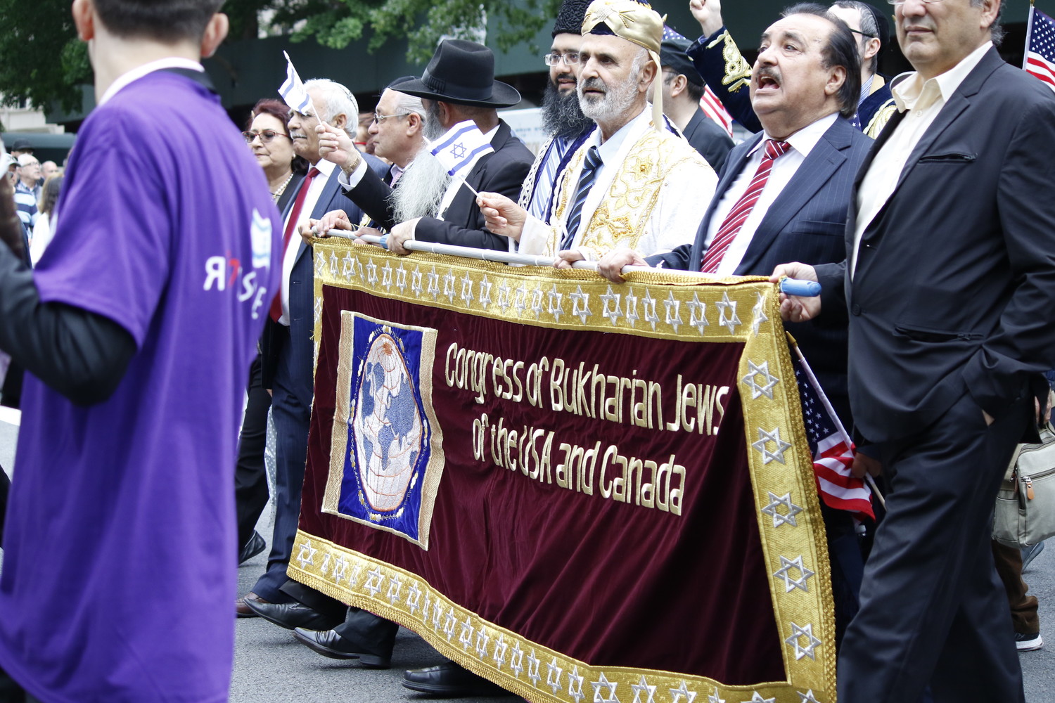 The Bukharian community of Queens was on the march.