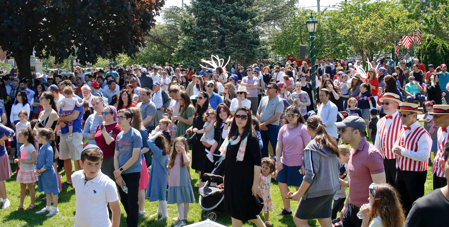 Sunday's march was the largest Five Towns Memorial Day Parade, with throngs spilling into the  Memorial Plaza  in Cedarhurst’s Andrew J. Parise Park.