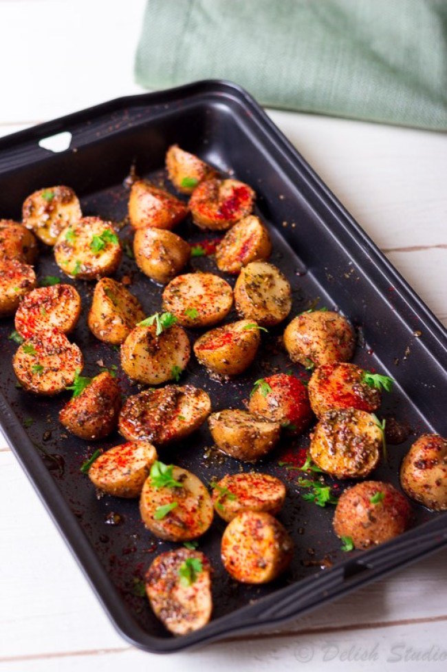 Spicy Baby Potatoes