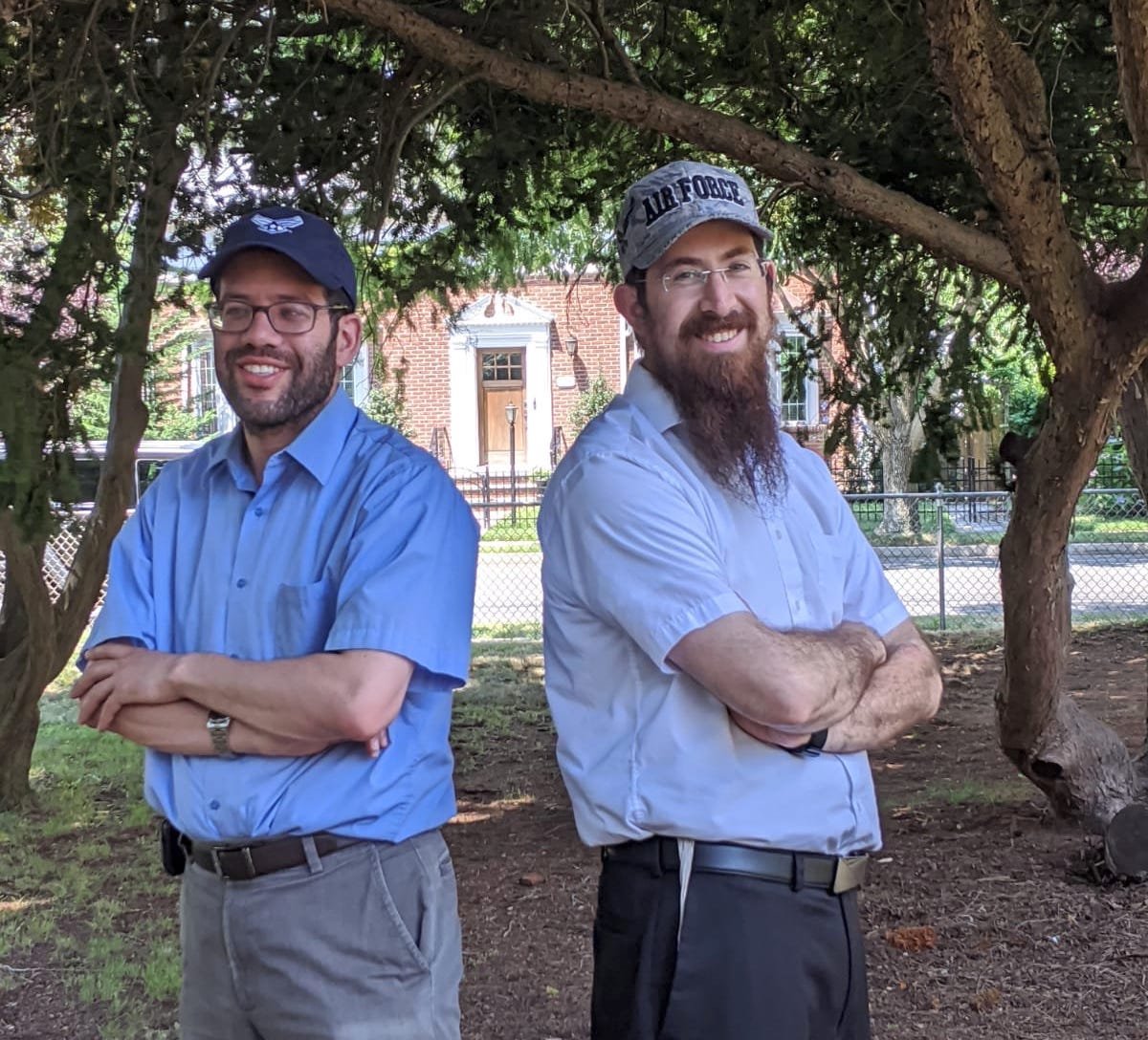 Rabbi Ezra Frazer (left) and Rabbi Yitzchok Lerman.