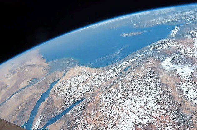 The Middle East as seen from 250 miles above in this April 14, 2016 photo from the International Space Station.