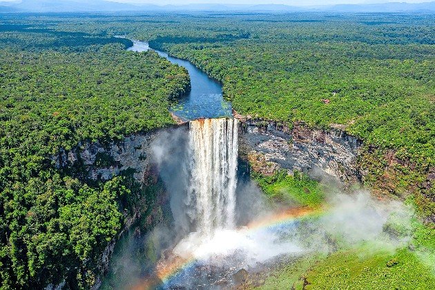 Good for the Jews? Aerial photo of Kaieteur Falls in the jungle region of Kaieteur National Park in Guyana.