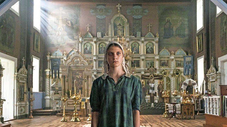 Jewish Sara Goralnik is able to look comfortable at a church, fooling most, in “My Name Is Sara.”