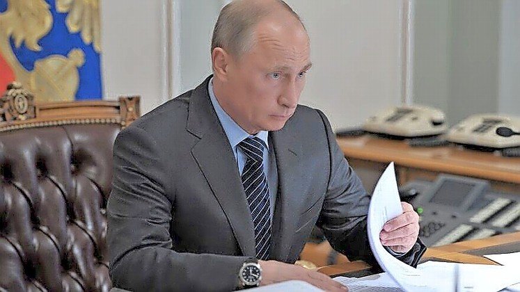 Russian President Vladimir Putin on July 18.