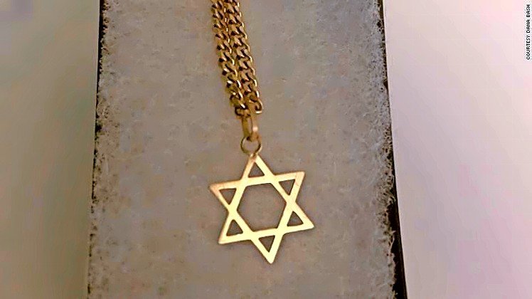 A Star of David necklace belonging to Bash’s son.