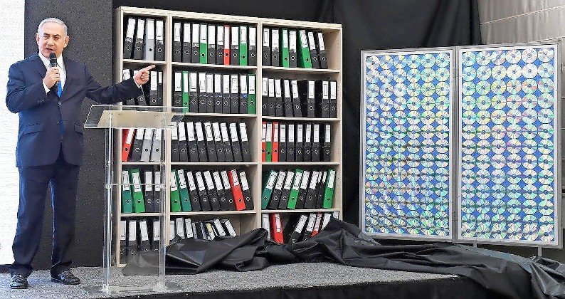 In 2018, Prime Minister Benjamin Netanyahu pointed to shelves filled with secret files documenting Iran's nuclear weapons program.