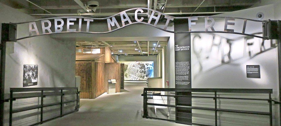 A display in the US Holocaust Memorial Museum in Washington.