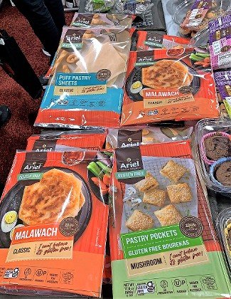 New kosher-for-Passover pastry dough and foods on display at the annual Kosherfest trade show last November.