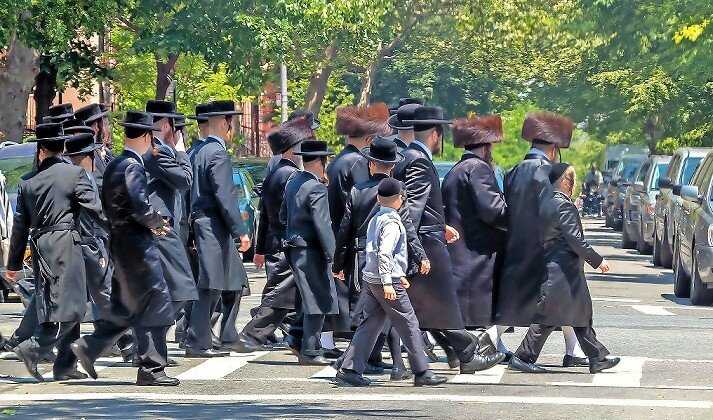 Chassidic Jews in Williamsburg.