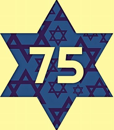 The Jewish Star has added a “75” to its front-page star, and the newspaper will be featuring celebratory events throughout the year.