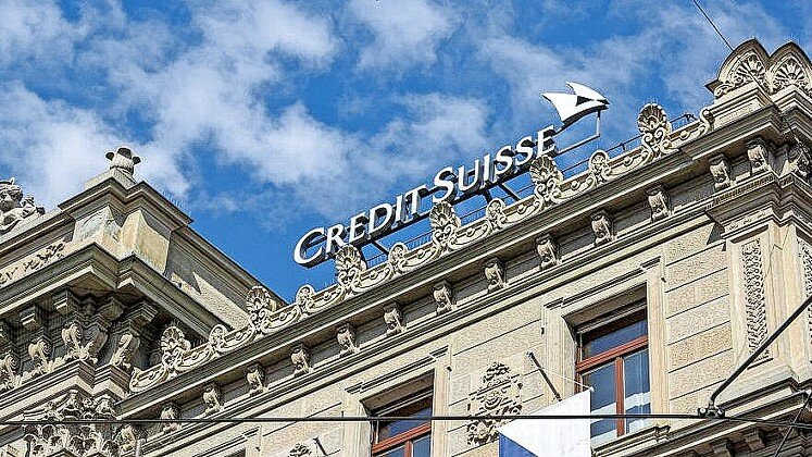 Credit Suisse in the Swiss financial center of Zurich, April 19, 2021.