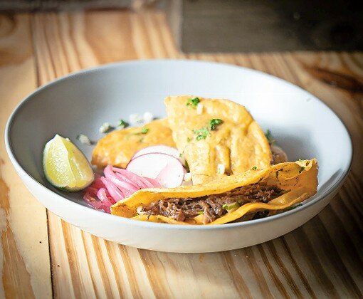 Taquito’s Short Rib Birria Tacos provides a depth of flavor and unique texture compared to a standard taco.
