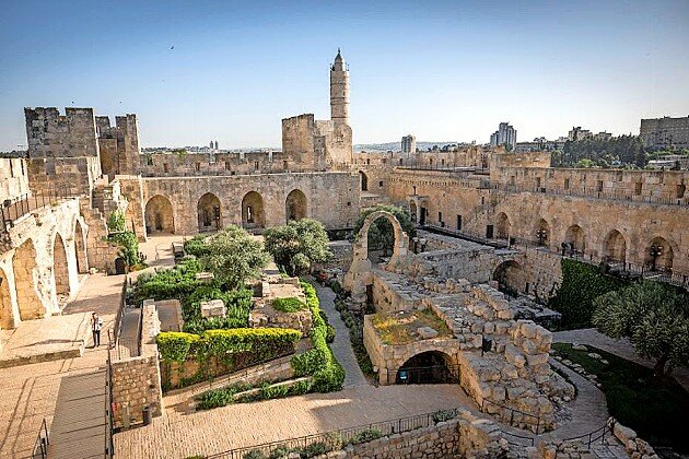 The Tower of David museum in Jerusalem’s Old City, on May 4.