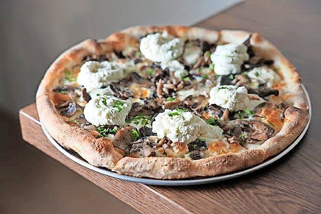 Funghi Pizza is a great example of a classic artisanal combination.