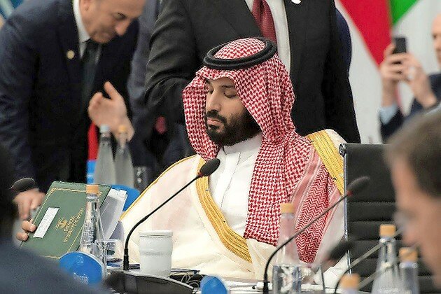 Saudi Crown Prince Mohammad bin Salman at the G20 meeting in Buenos Aires. Nov. 20, 2018.