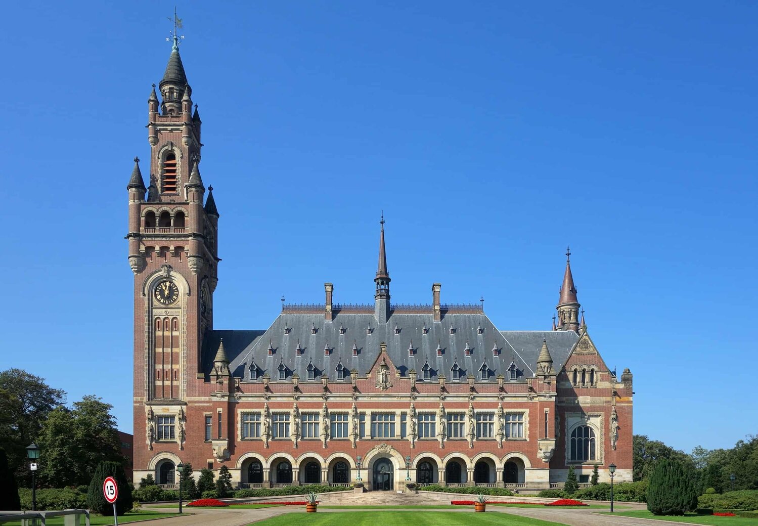 The International Court of Justice in The Hague, Netherlands.