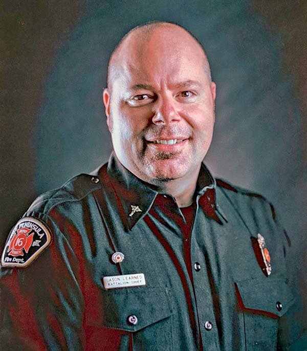 Jason Learned was named interim fire chief.