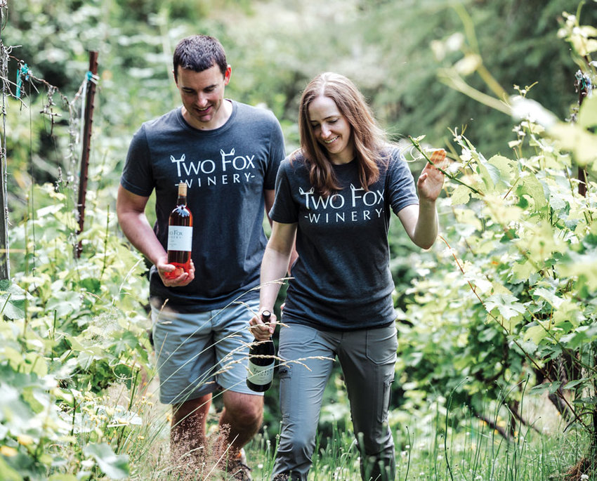 What stroll through the vineyard is complete without wine?