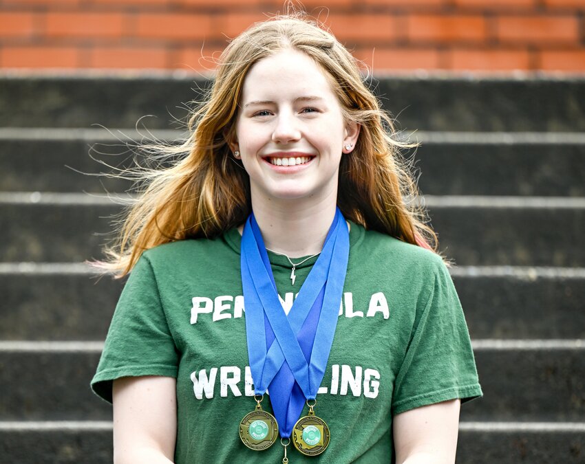 PHS junior Mira Sonnen is the first-ever girls wrestling state champion in school history.