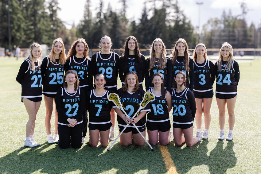 The RipTides girls lacrosse team combines players from both Peninsula and Gig Harbor High Schools.